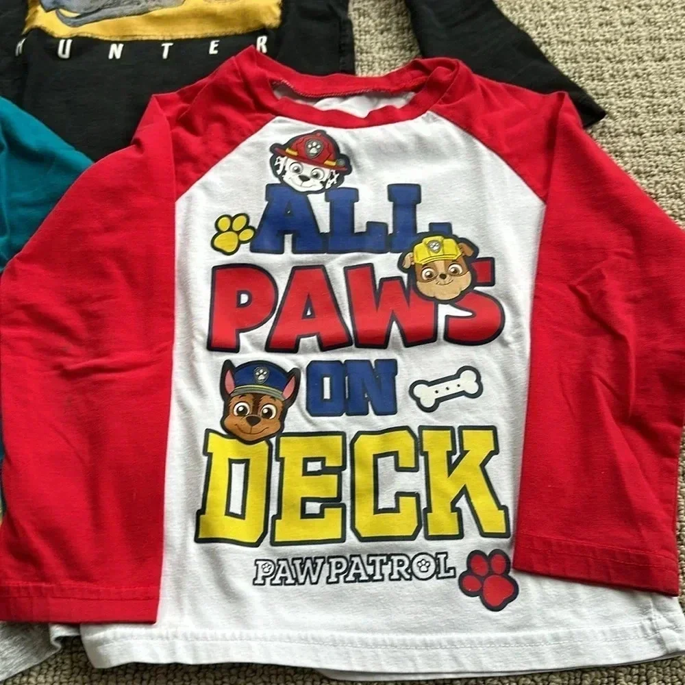 Lot of little boys long sleeve tees -6 pieces 3/4 year old Gymboree and more